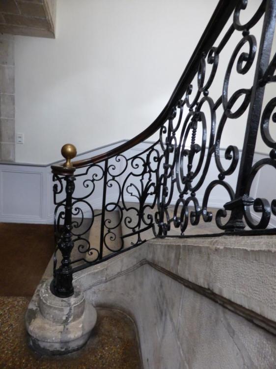 Rampe du grand escalier, détail