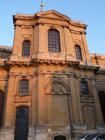 Elévation du transept côté Potager du roi