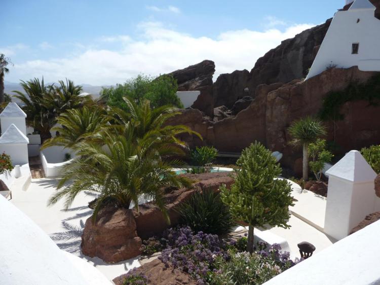 Vue plongeante du haut de la maison