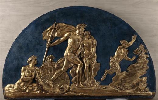A. Pajou : Neptune ou l'Eau, hôtel d'Argenson, salon, 1767