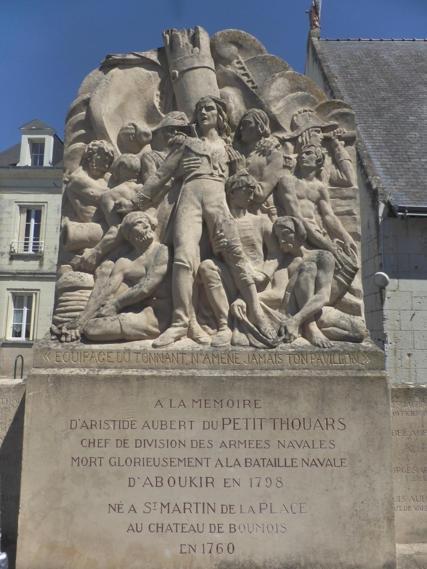 Alfred Benon, monument à Aristide Aubert du Petit-Thouars, 1931, cl. Ph. Cachau