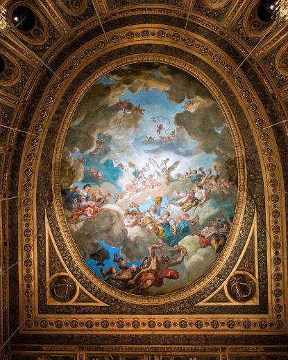 L.-J. Durameau : Apollon couronnant les arts, 1769-1770