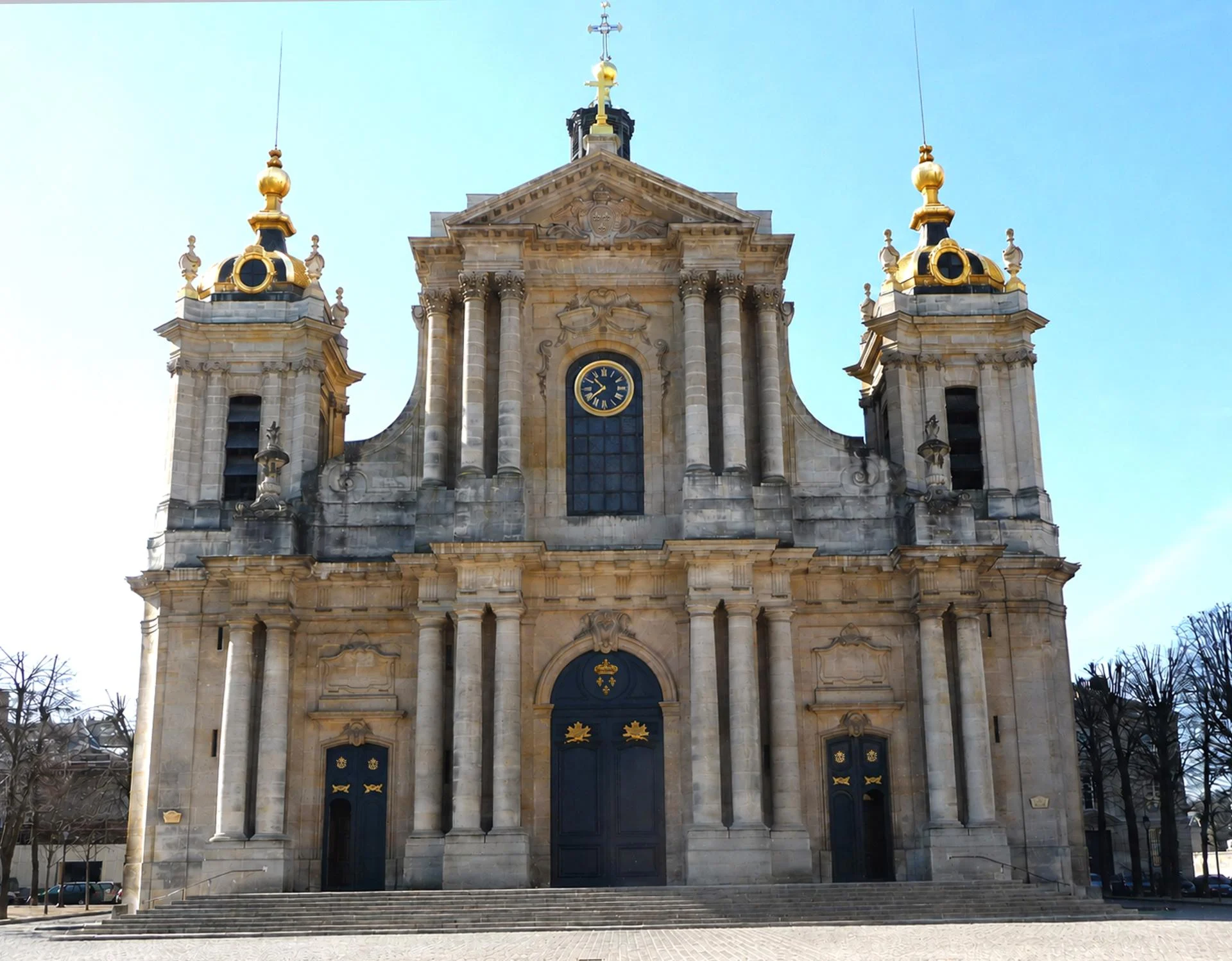Cathédrale Saint-Louis, état XVIIIe, cl. Ph. Cachau, retouches A. Bonnet, juin 2026