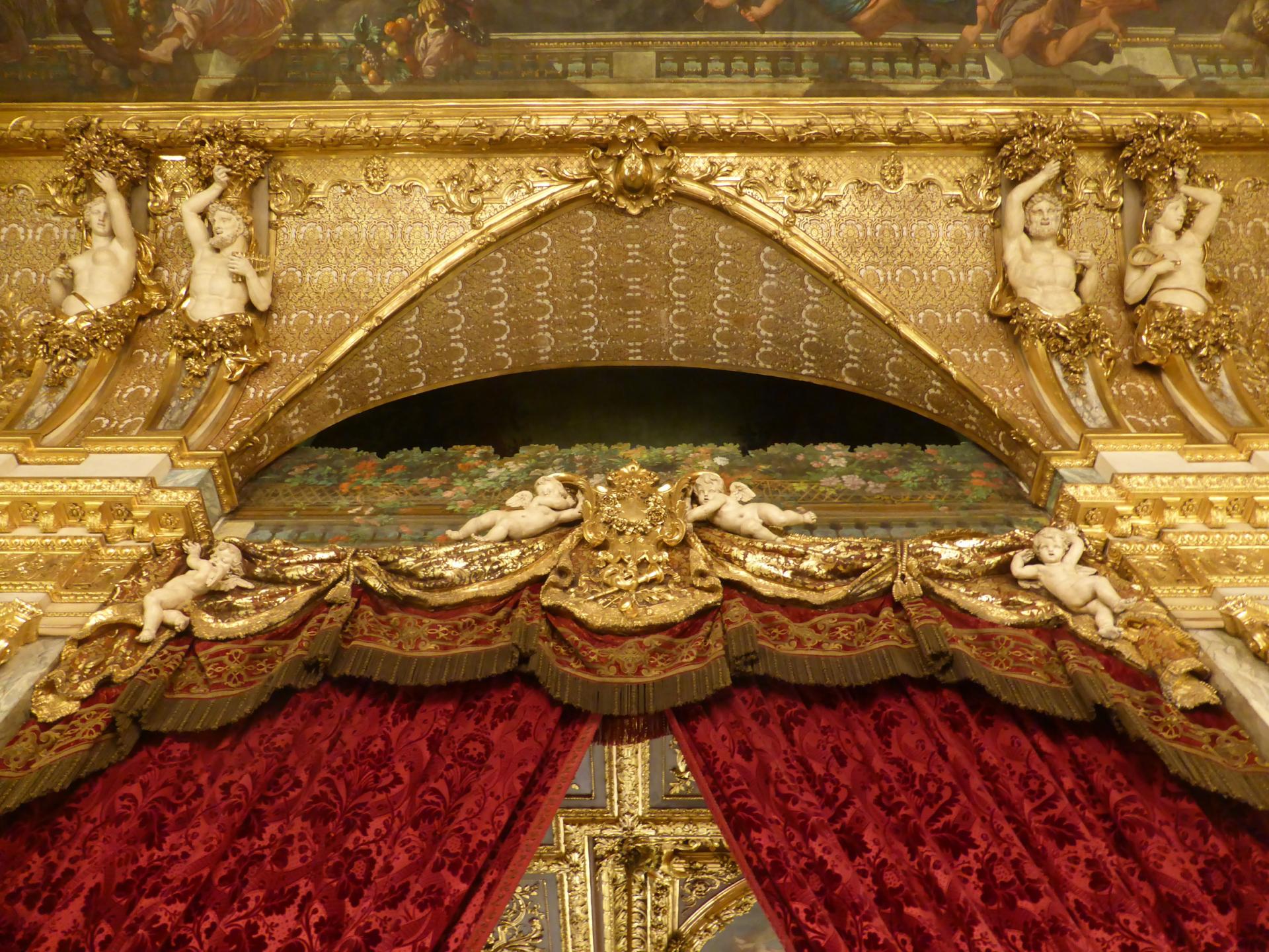 Louis-Alphonse Tranchand, tribune des musiciens du grand salon, pavillon Lefuel, Louvre, 1858-1861, ©Ph.Cachau