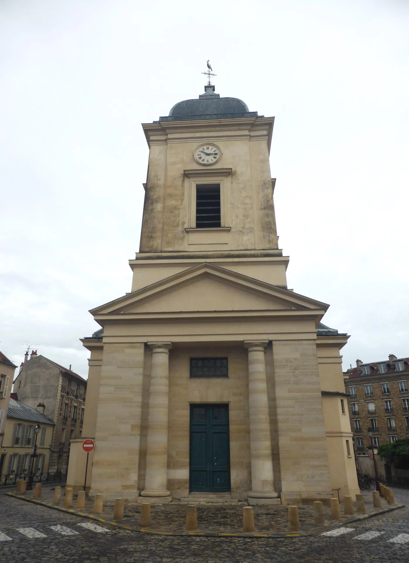 Louis-Francois Trouard, facade antérieure et clocher, 1764-70, cl. Ph. Cachau