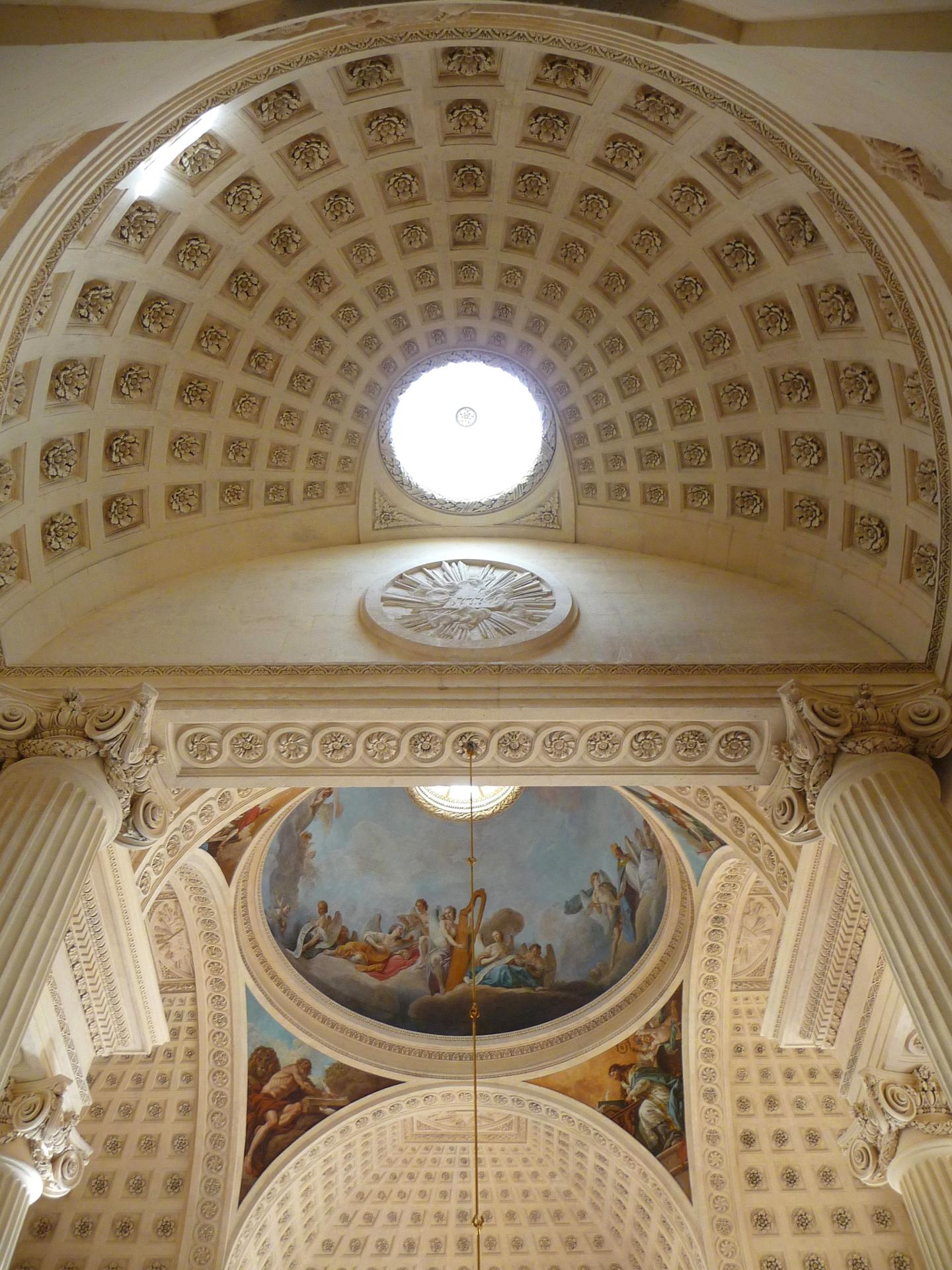 Richard Mique - Joseph Deschamps, coupole de la croisée et bras droit du transept, 1771-72, cl. Ph. Cachau